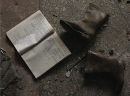 Items left behind in Pripyat following the Chernobyl accident and evacuation